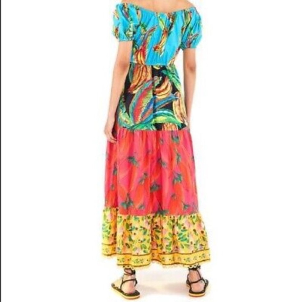FARM Rio Colorful Off-Shoulder Maxi Dress - Picture 4 of 4